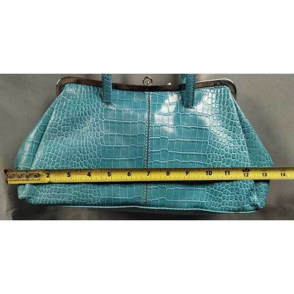 Nine West Women's Teal Purse/Handbag/Shoulder Bag SKU 2623 - Picture 5 of 11